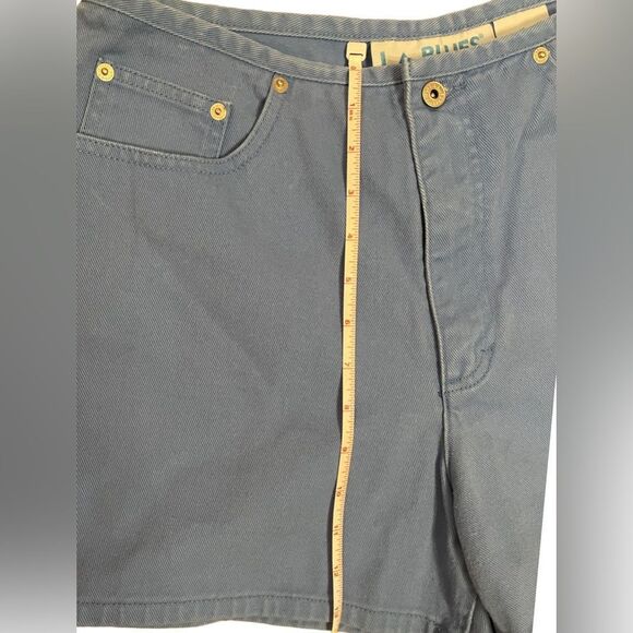 Vintage LA Blues High Waist Mom Shorts Size 12 - Picture 4 of 5